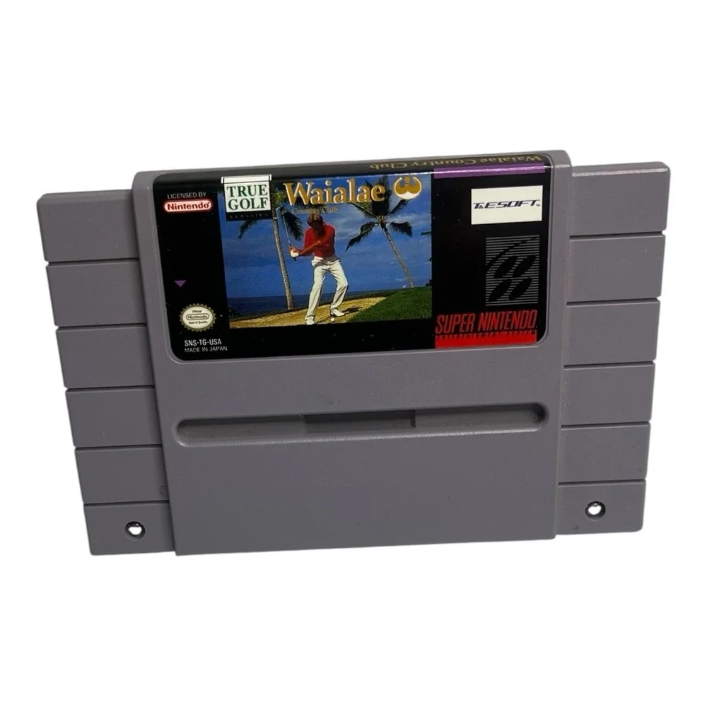 Super Nintendo SNES Video Games Waialae Baseball Cartridge Only Tested Lot 2